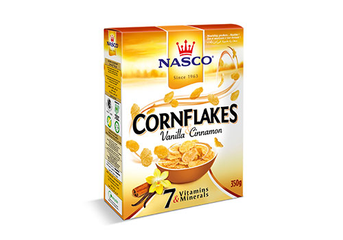 NASCO Corn Flakes Vanilla 600g Cinnamon